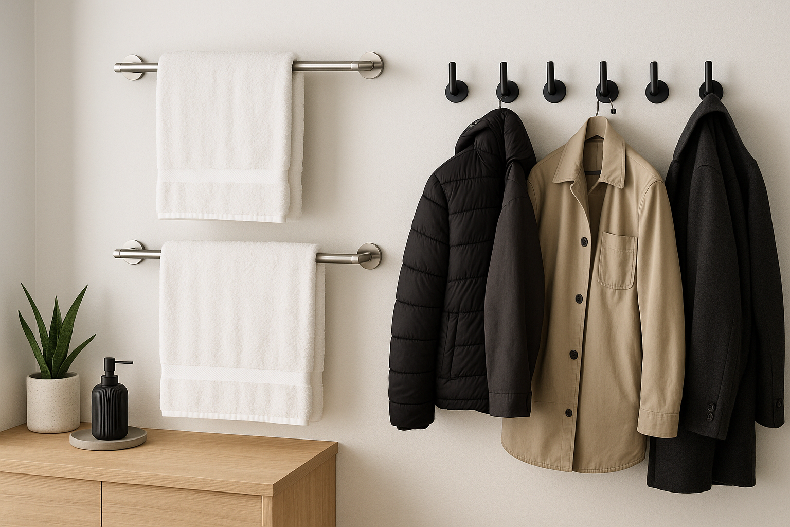 Hanging Racks, Rails, Hooks and Caddies