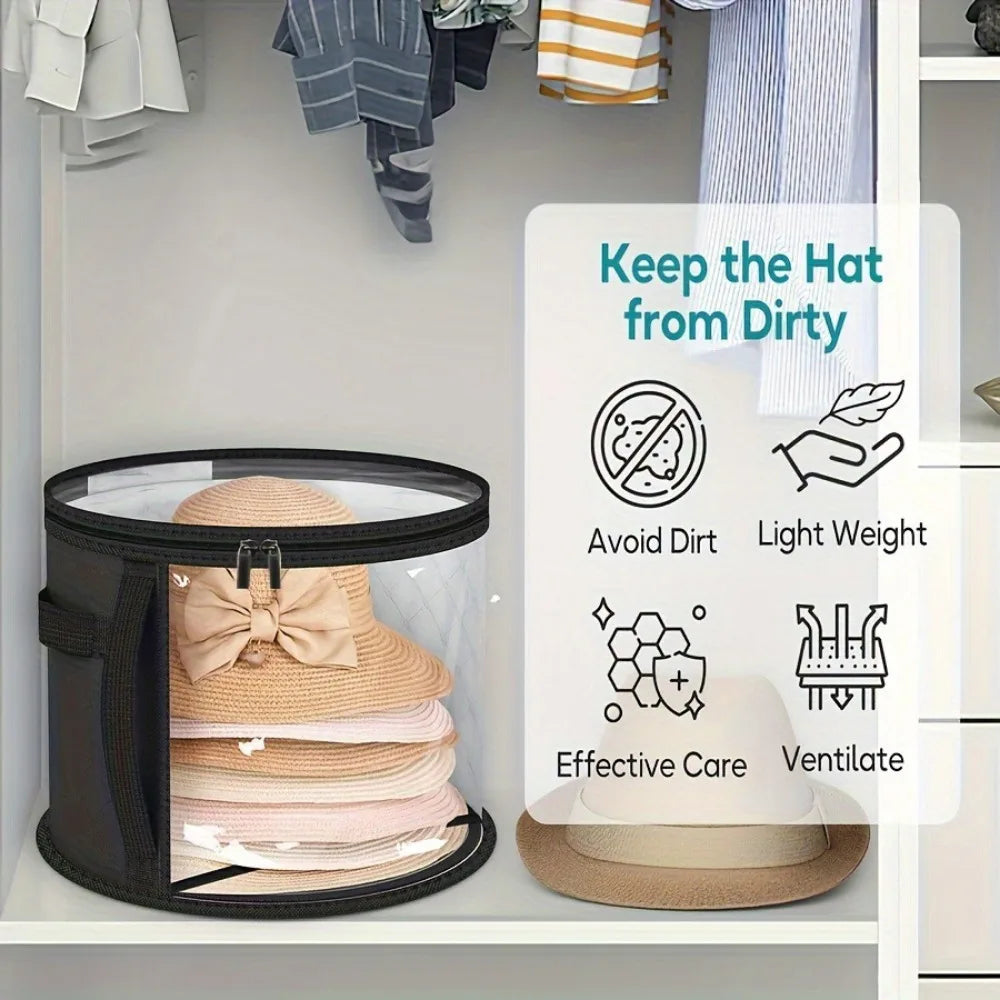 Large Waterproof PVC Storage Bag — Black | Clothes & Accessories Organiser