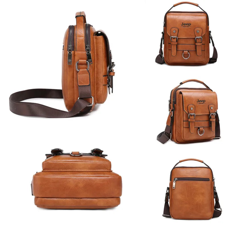 JEEP BULUO Multi-function Business Cross body Bag