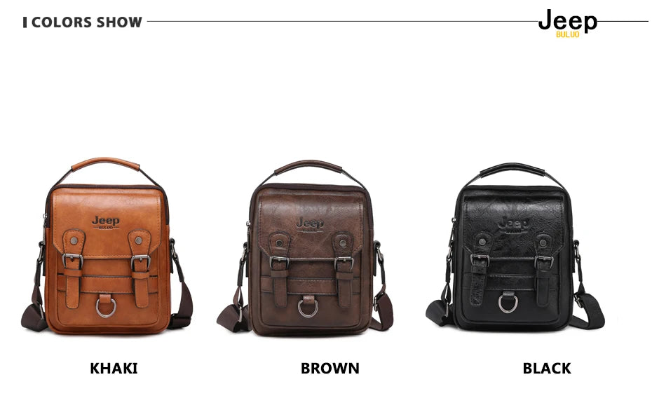JEEP BULUO Multi-function Business Cross body Bag