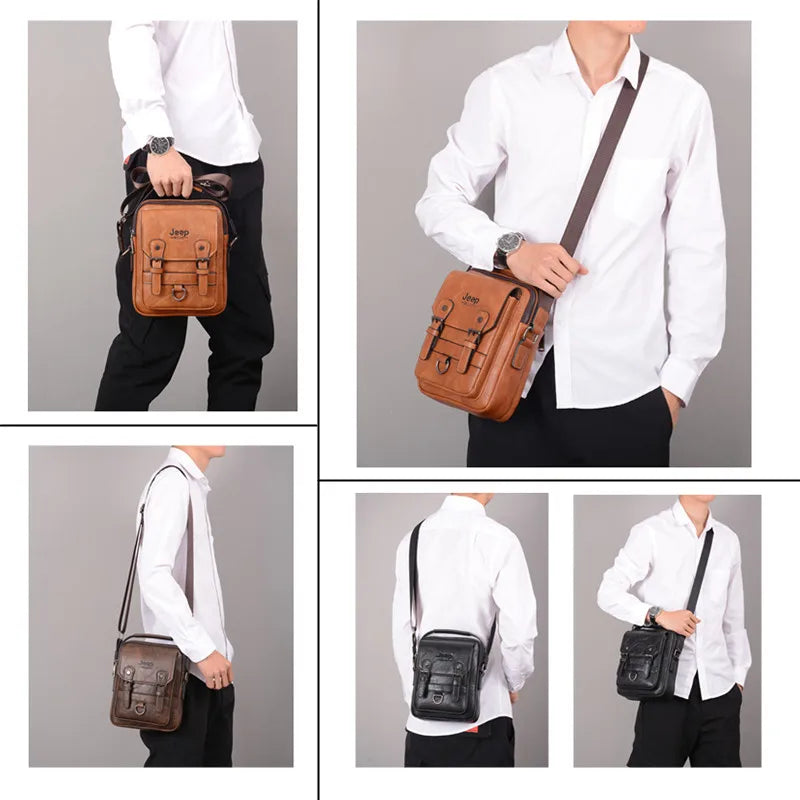 JEEP BULUO Multi-function Business Cross body Bag