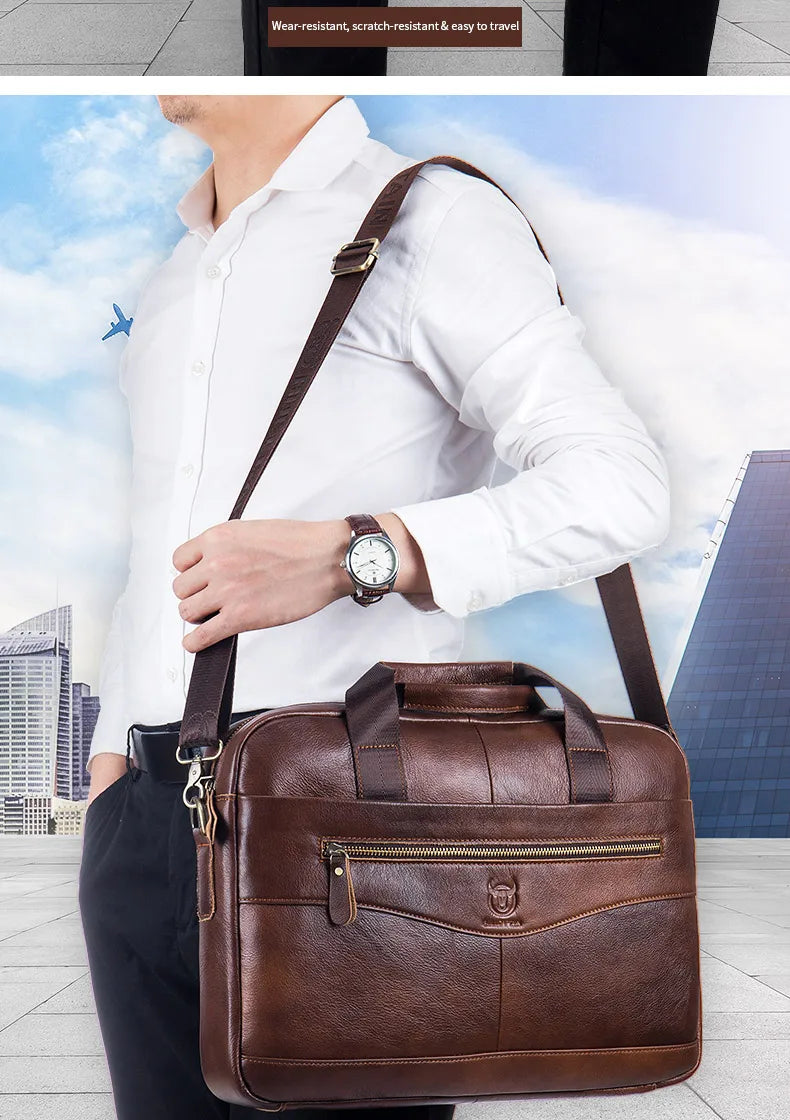 BULLCAPTAIN Briefcase, Shoulder, Messenger Bag.