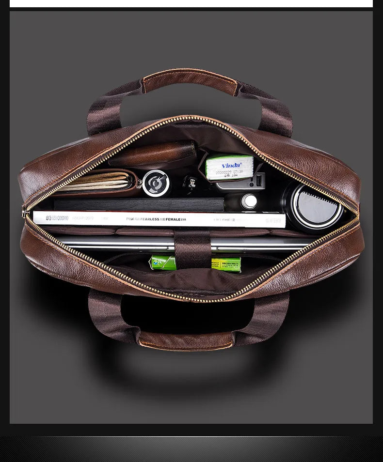 BULLCAPTAIN Briefcase, Shoulder, Messenger Bag.