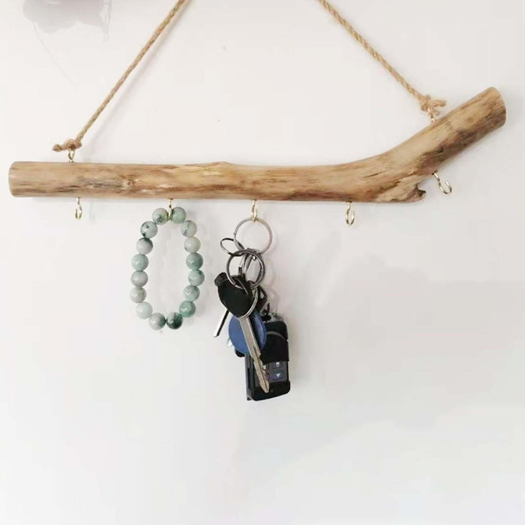 Driftwood Wall Hook Rack – Natural Simplicity, Effortless Style