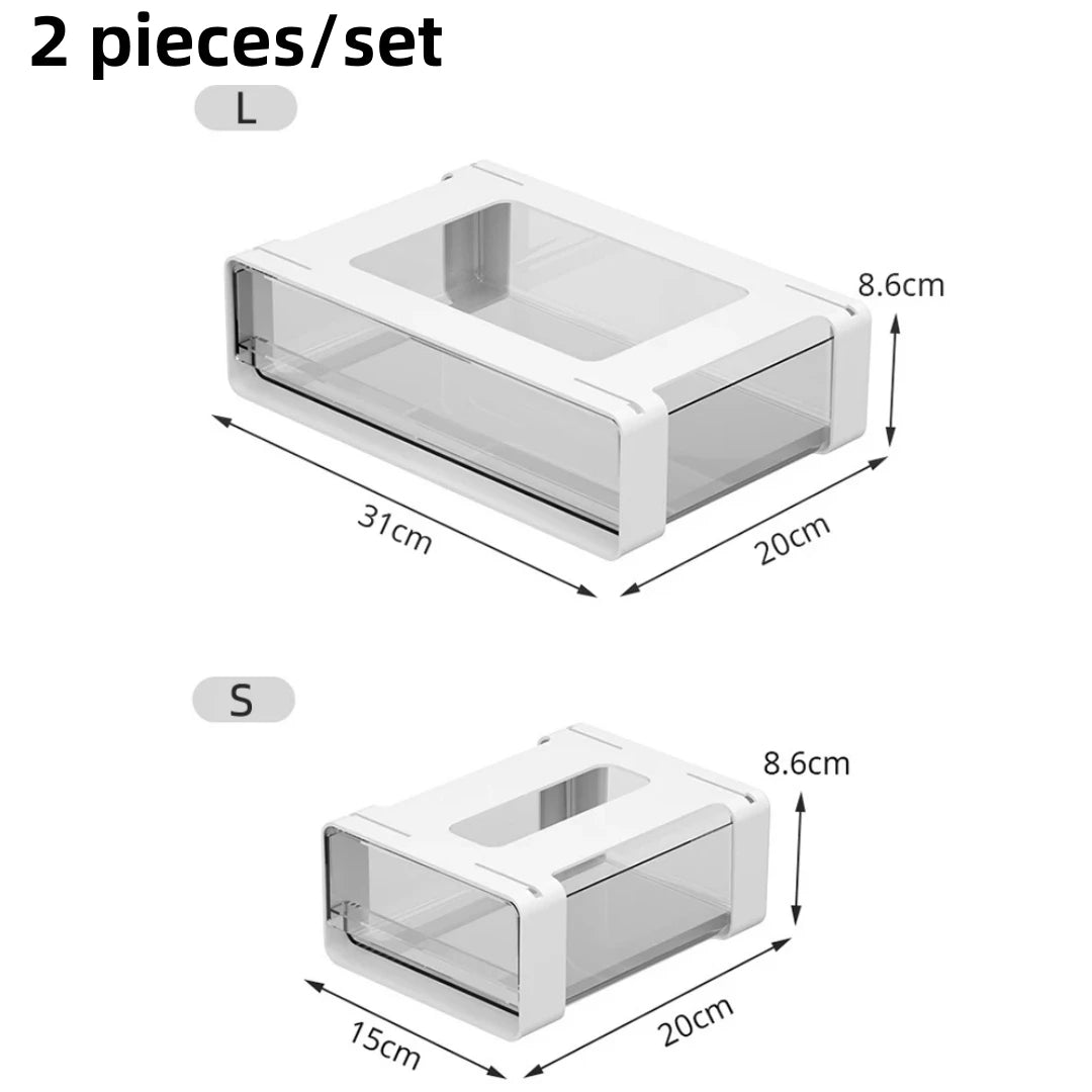 Under shelf slider drawer - Office or fridge