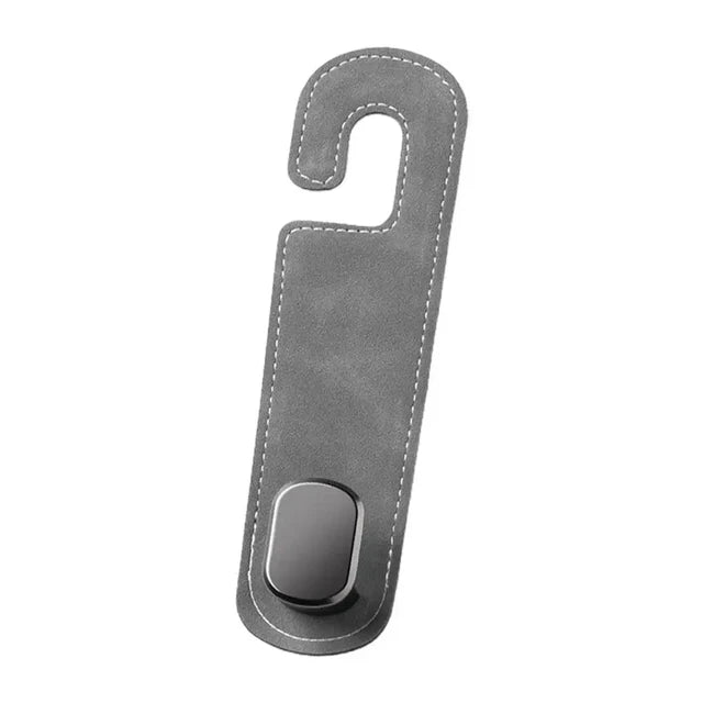 Leather Car Seat Back Double Hook – Smart Storage for Everyday Drives