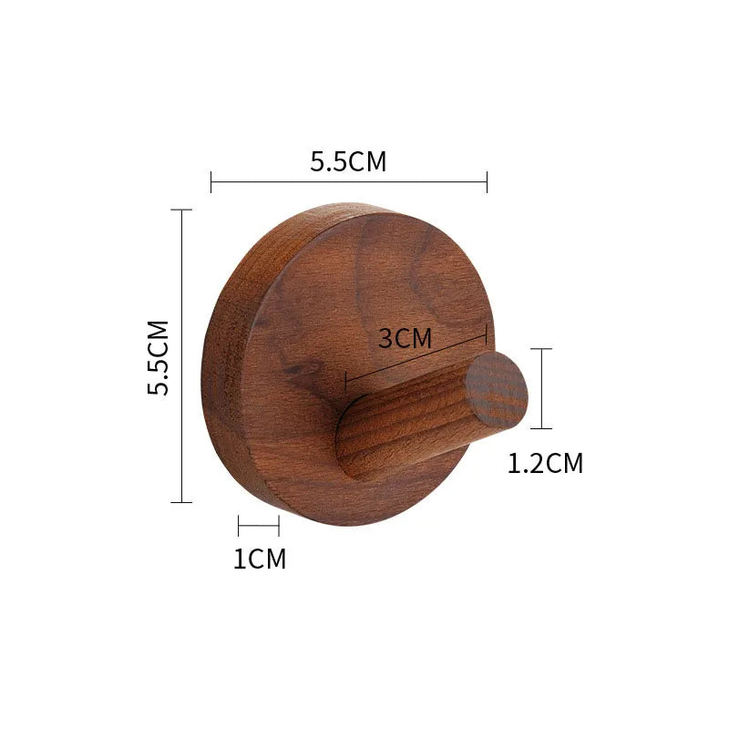 Wood & Steel Wall Hook – Minimal Design, Maximum Function