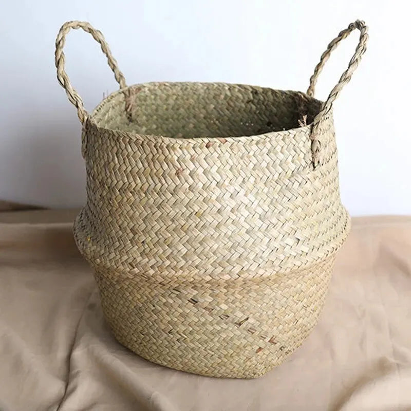 Handwoven Wicker Seagrass Basket