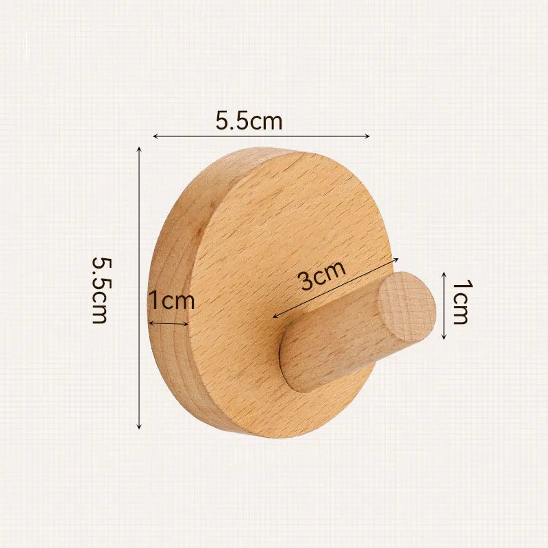 Wood & Steel Wall Hook – Minimal Design, Maximum Function