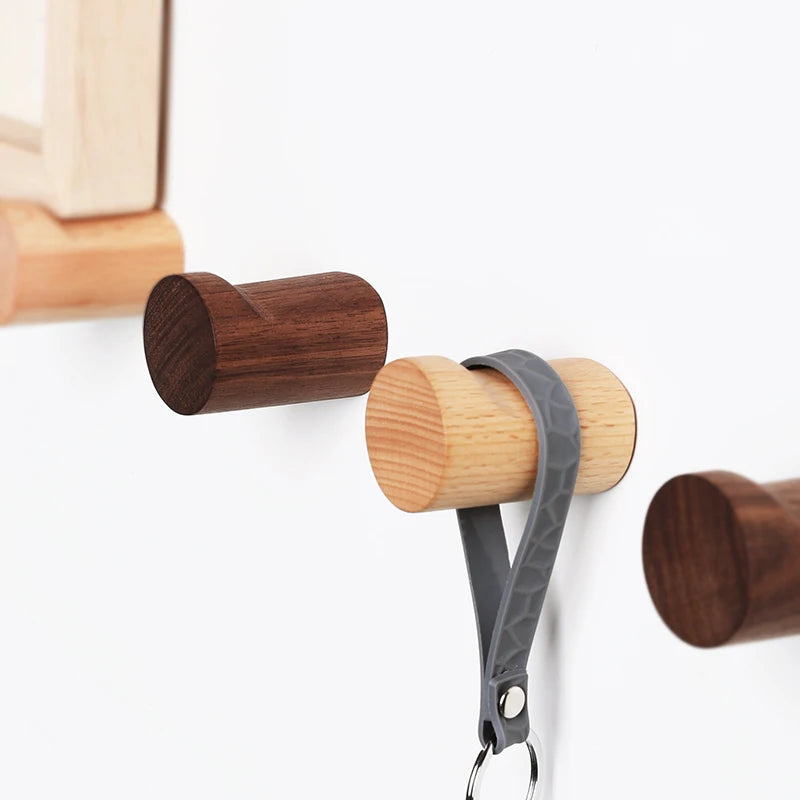 Rustic Solid Wood Wall Hook – Handcrafted