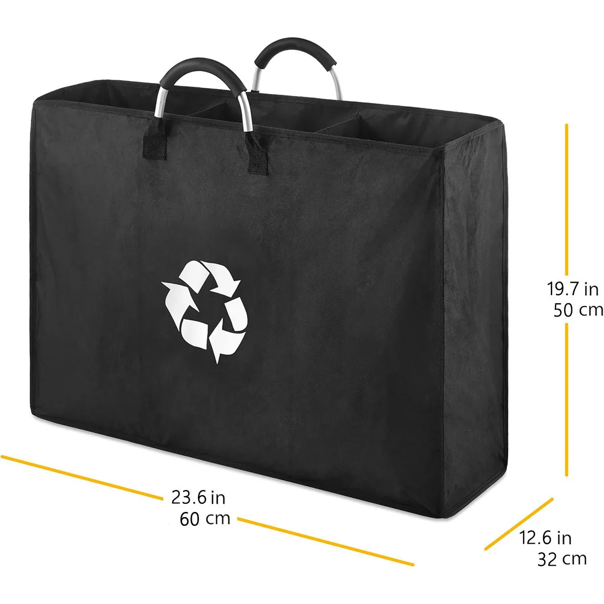 The Confluence Hamper -Recycled Bottle 3-Grid Storage - Home Recycling Storage Bin