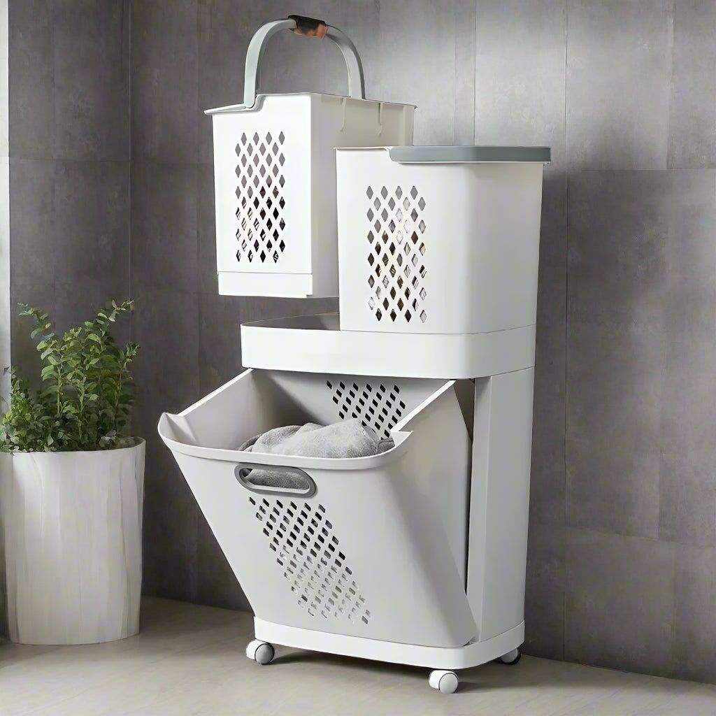 Multi use Laundry Basket With Wheels