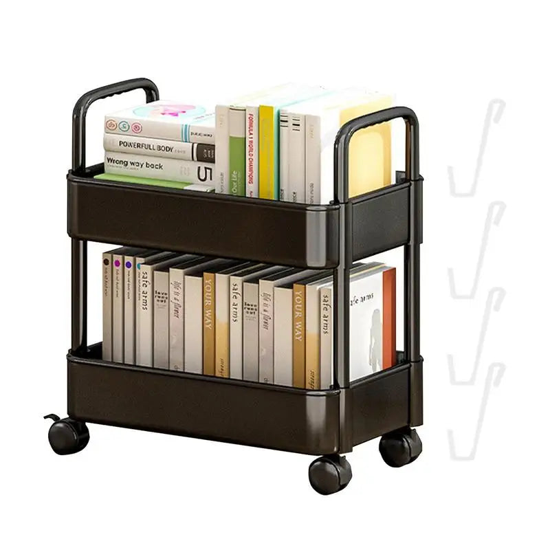 2-Layer Movable Cart - Under Table Storage