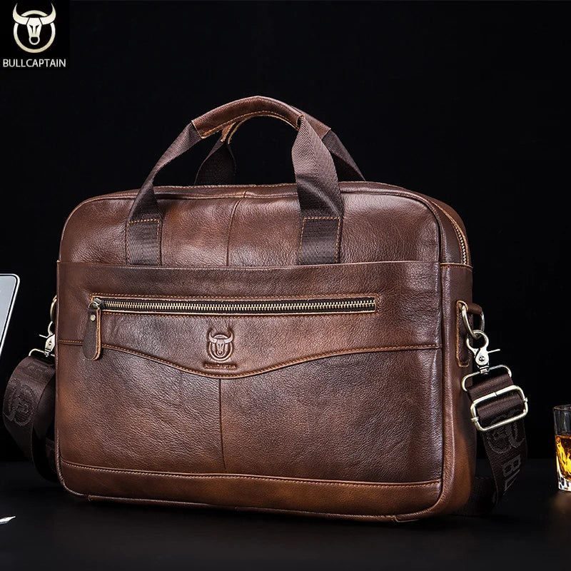 BULLCAPTAIN Briefcase, Shoulder, Messenger Bag.