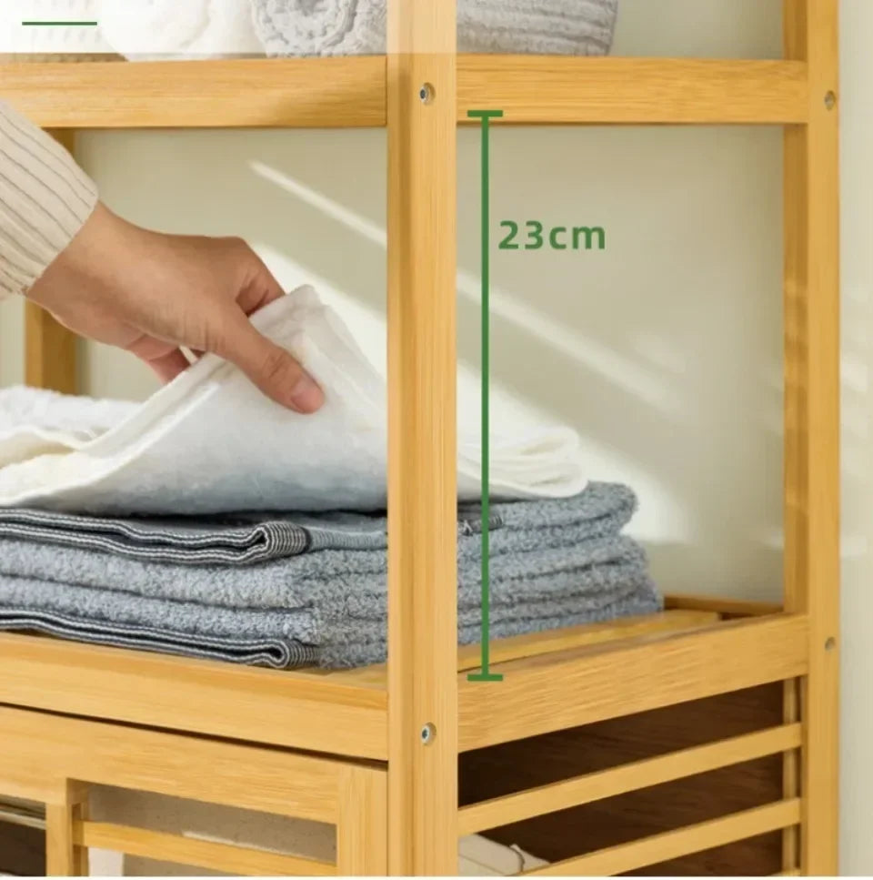The Alpine Hamper Étagère: Bespoke Laundry Management