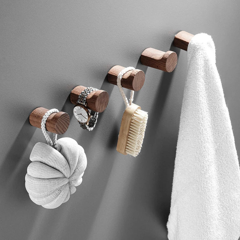 Rustic Solid Wood Wall Hook – Handcrafted