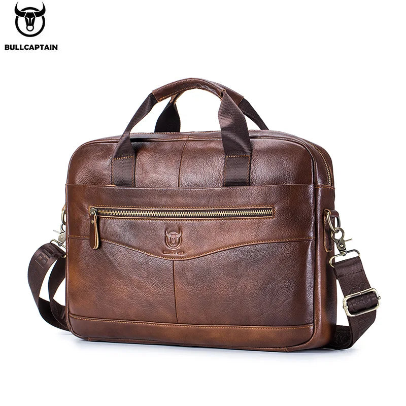 BULLCAPTAIN Briefcase, Shoulder, Messenger Bag.