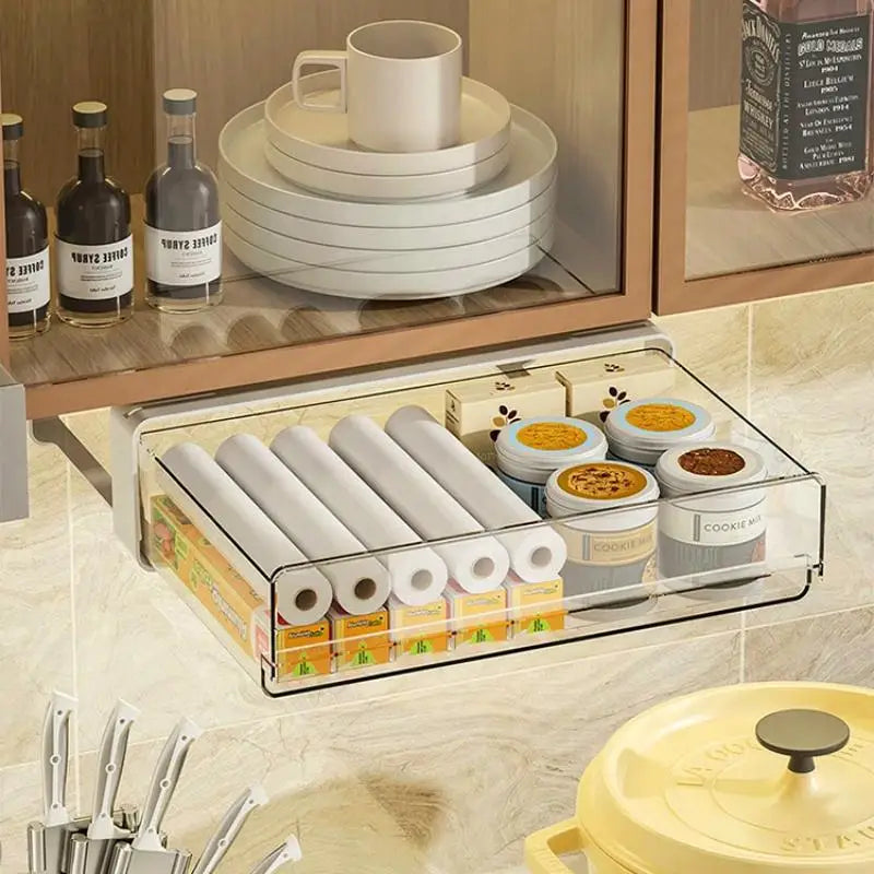 Under shelf slider drawer - Office or fridge