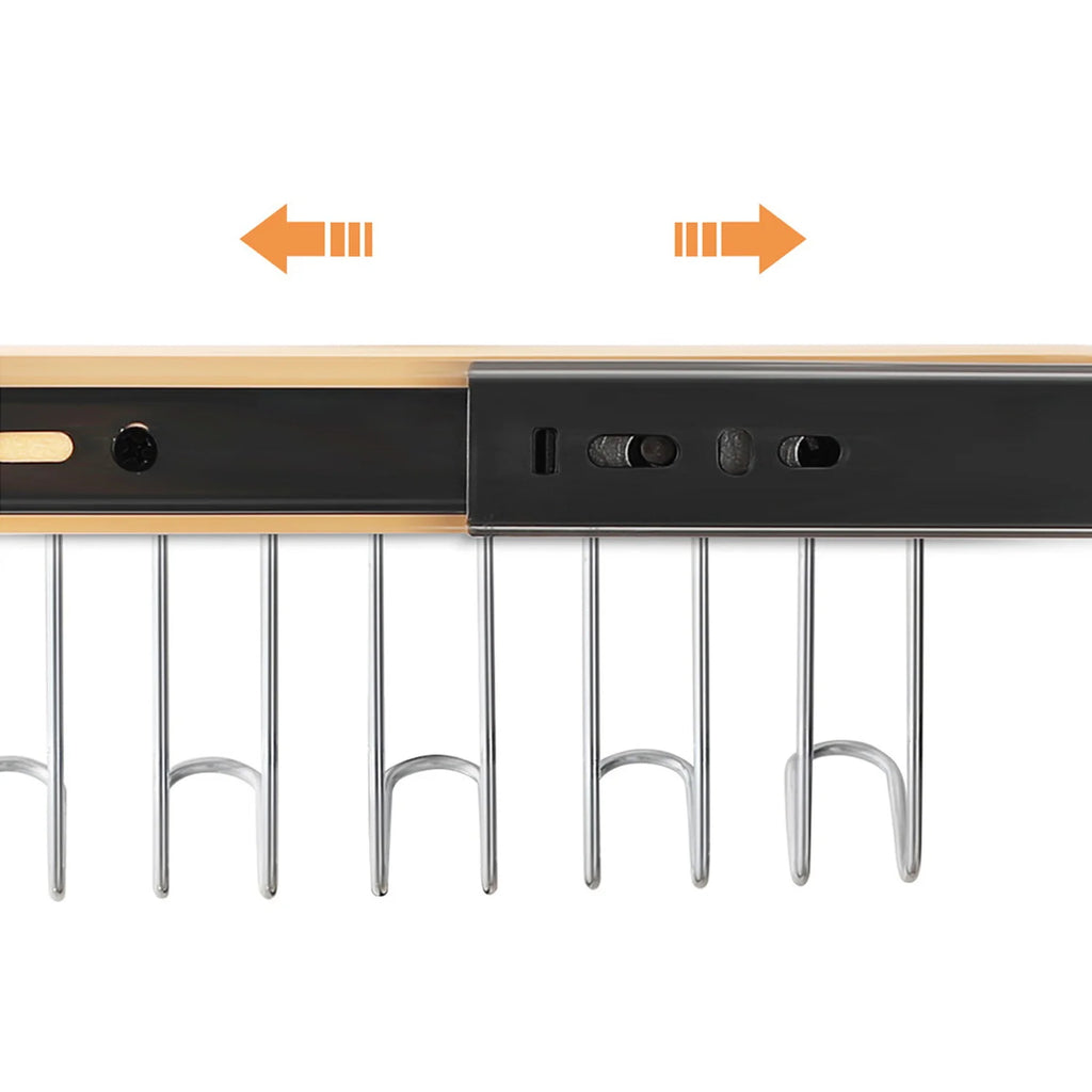 Retractable Wooden Clothes Hanger – Thoughtful Design for Effortless Organisation