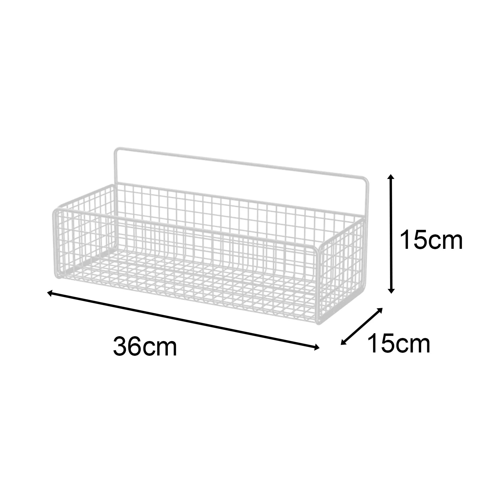 Wall Hanging Baskets Iron Farmhouse Basket