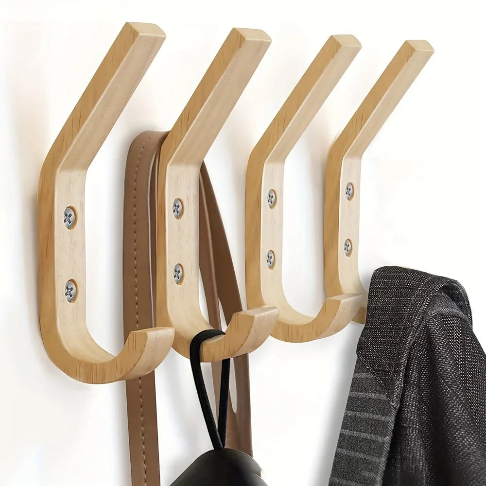 Natural Oak Wood Hooks