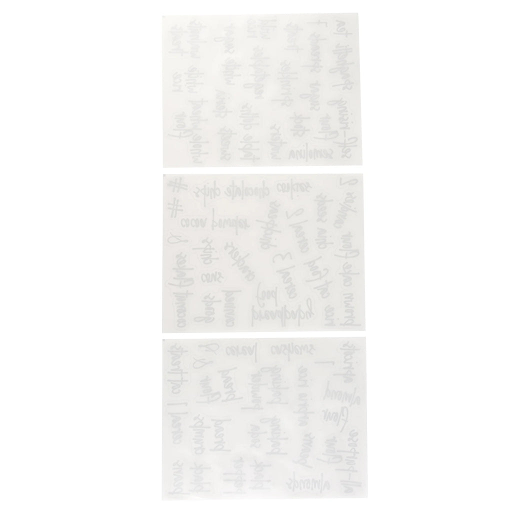 168PC Pantry Labels