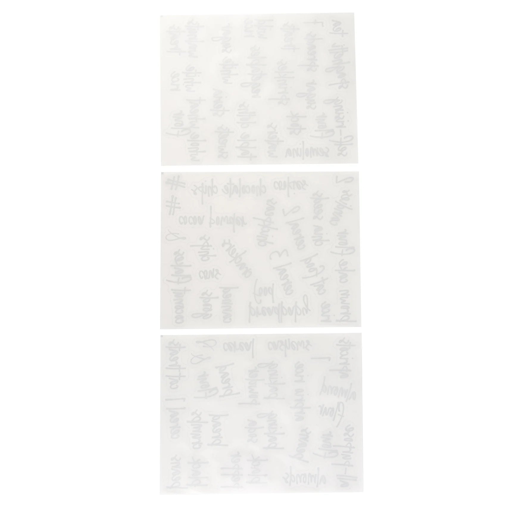 168PC Pantry Labels