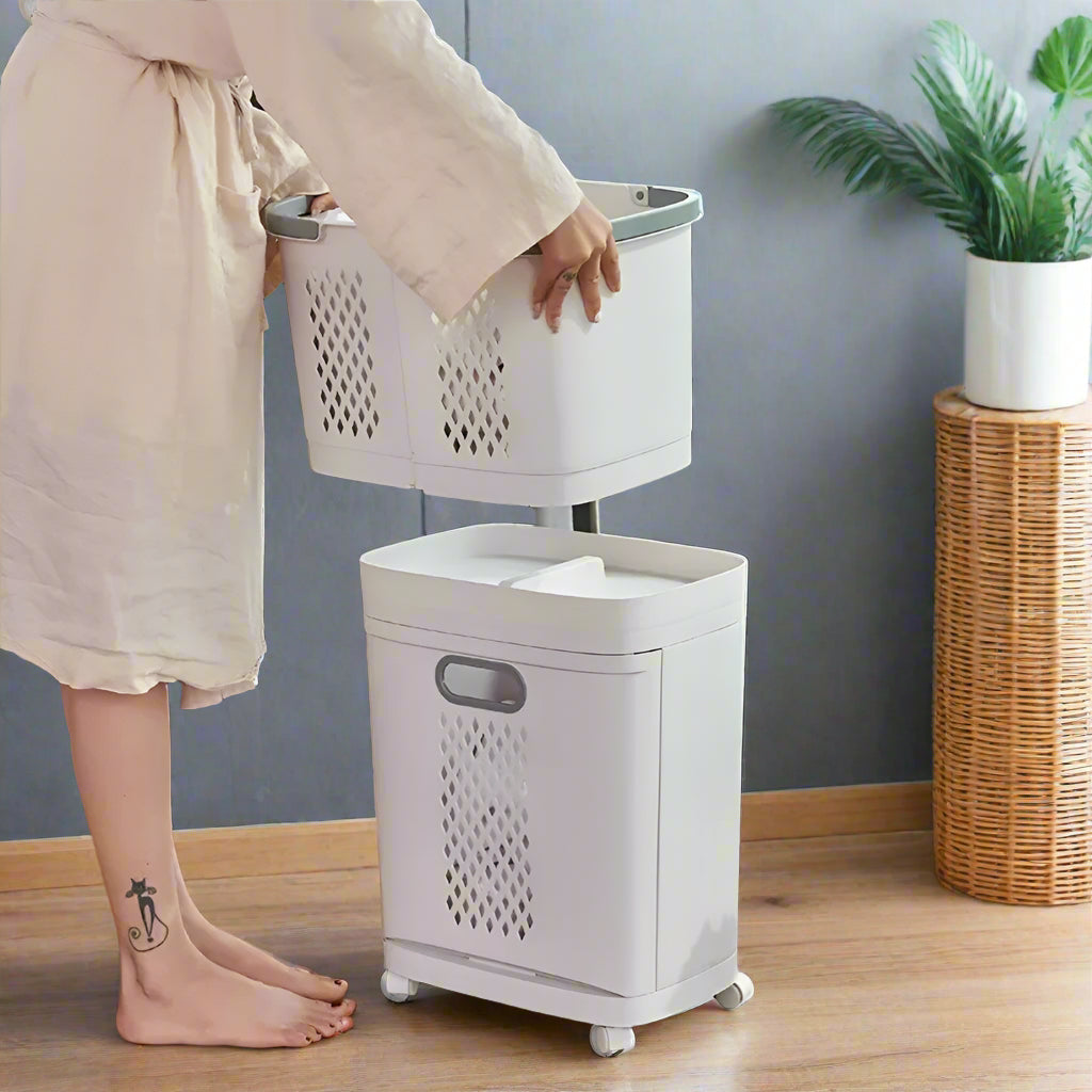 Multi use Laundry Basket With Wheels