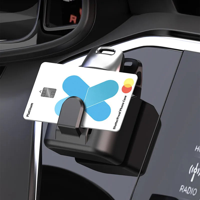 Car Dashboard Key Storage and Card holder