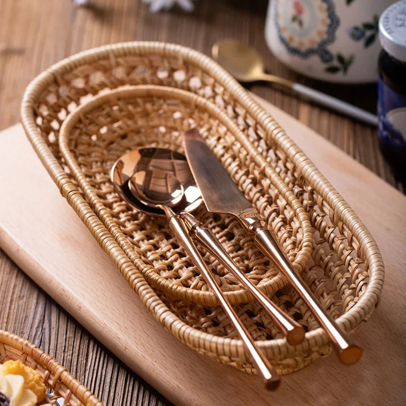 Hand Woven Storage Basket-Rattan