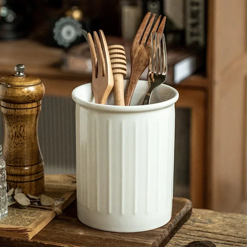 Elegant Ceramic Storage Jar for Tableware