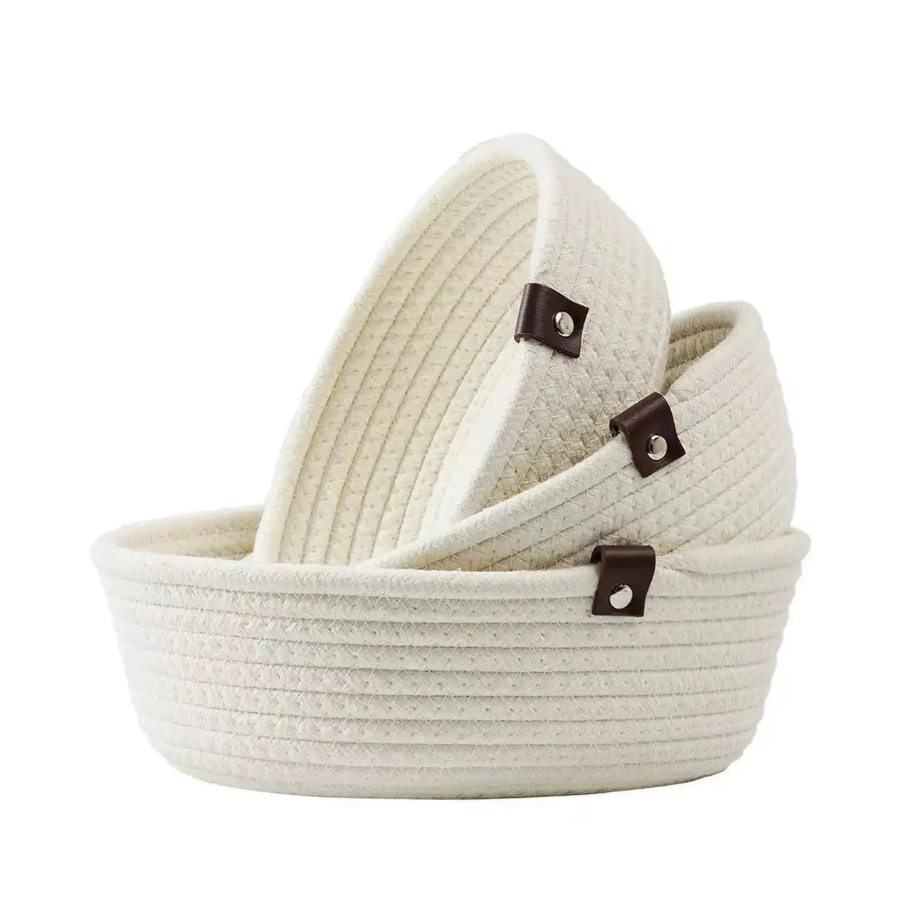 Woven Cotton Storage Set (3 Piece)