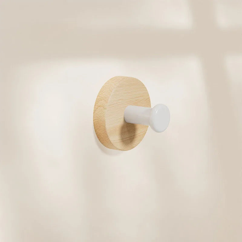 Wood & Steel Wall Hook – Minimal Design, Maximum Function