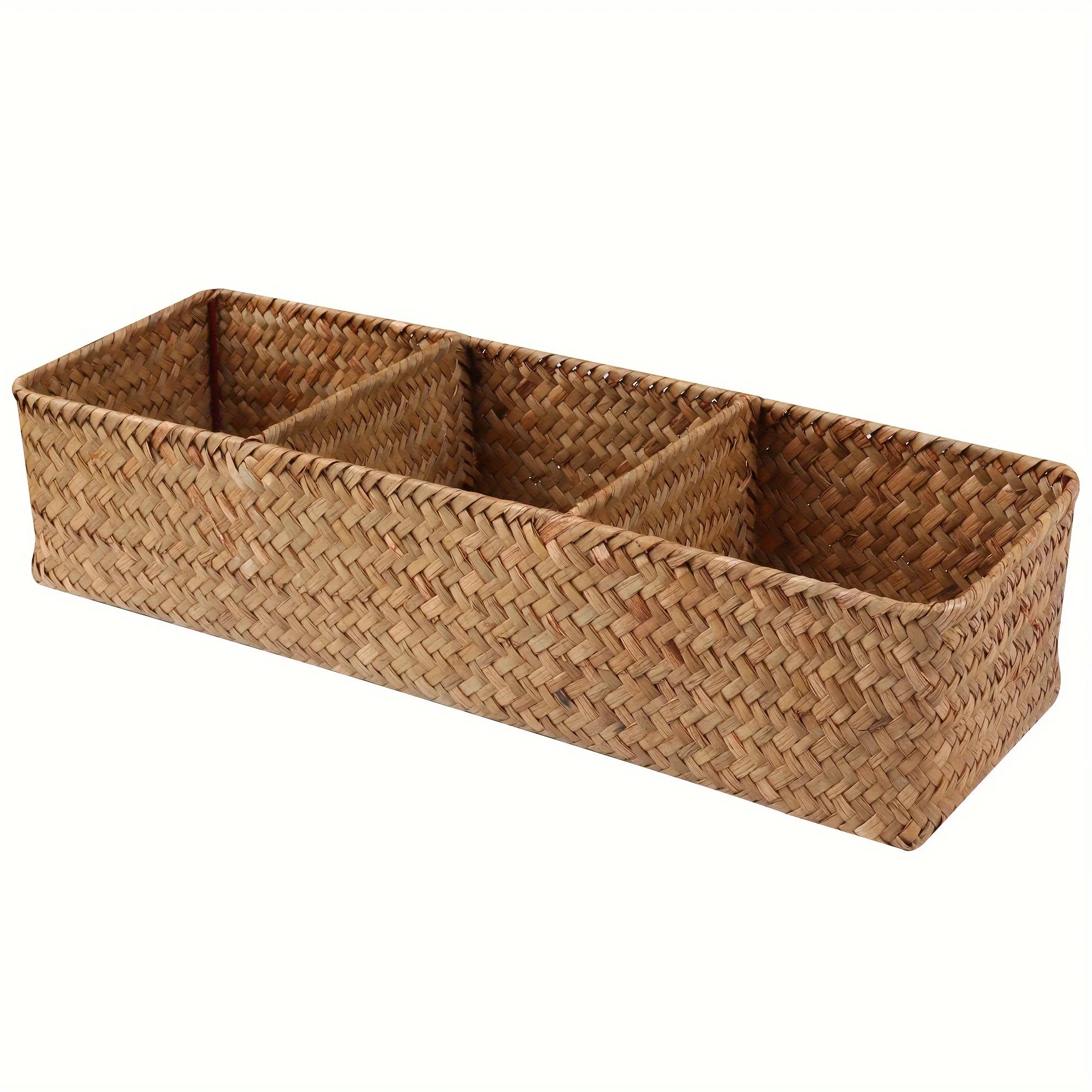 Willow Storage Basket,  3 Compartments.