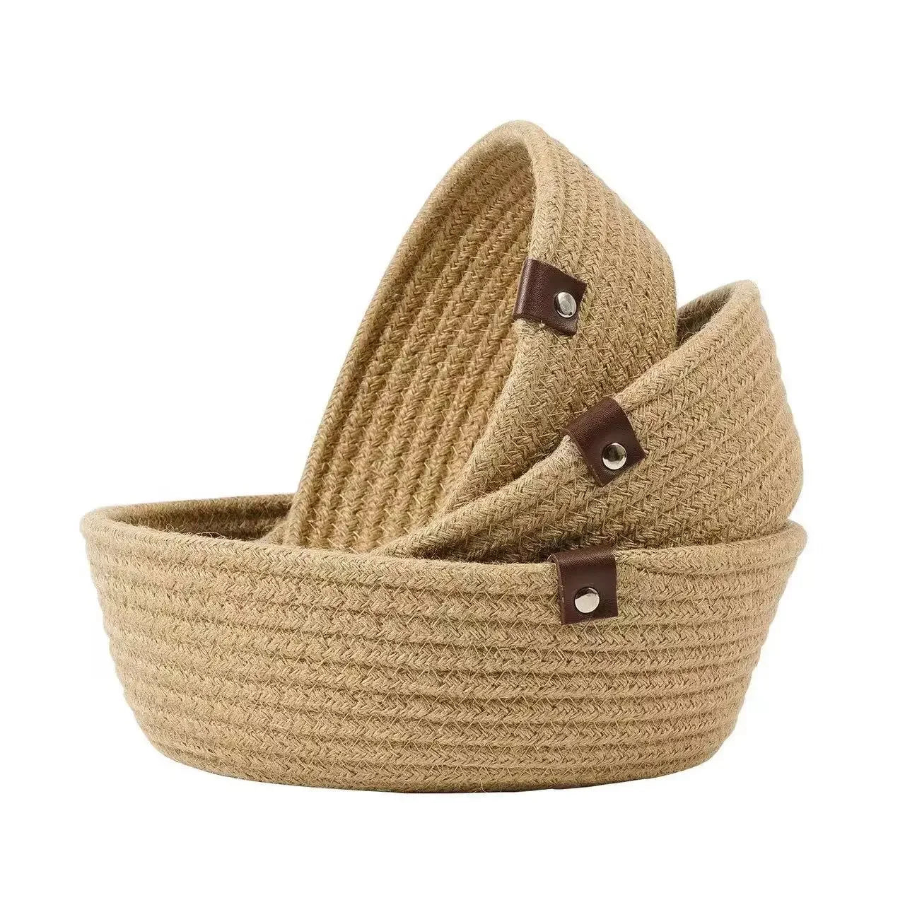 Woven Cotton Storage Set (3 Piece)