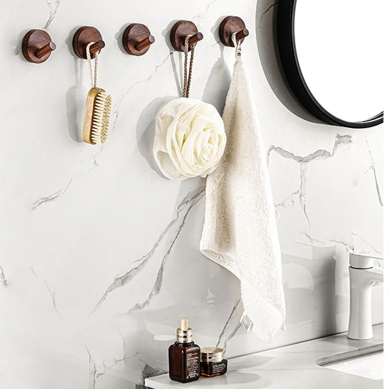 Wood & Steel Wall Hook – Minimal Design, Maximum Function