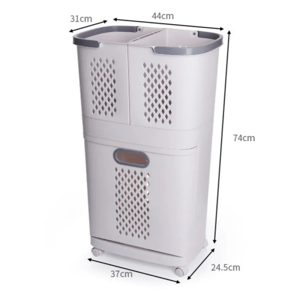 Multi use Laundry Basket With Wheels