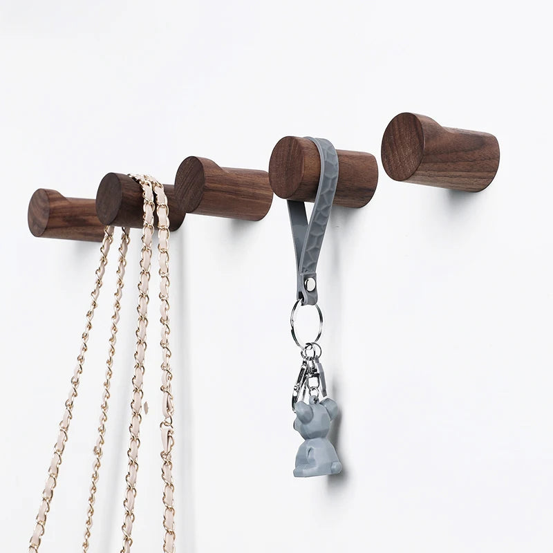 Rustic Solid Wood Wall Hook – Handcrafted