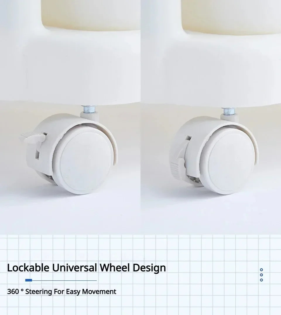 Multi-layer Laundry Basket or Mobile Storage Trolley