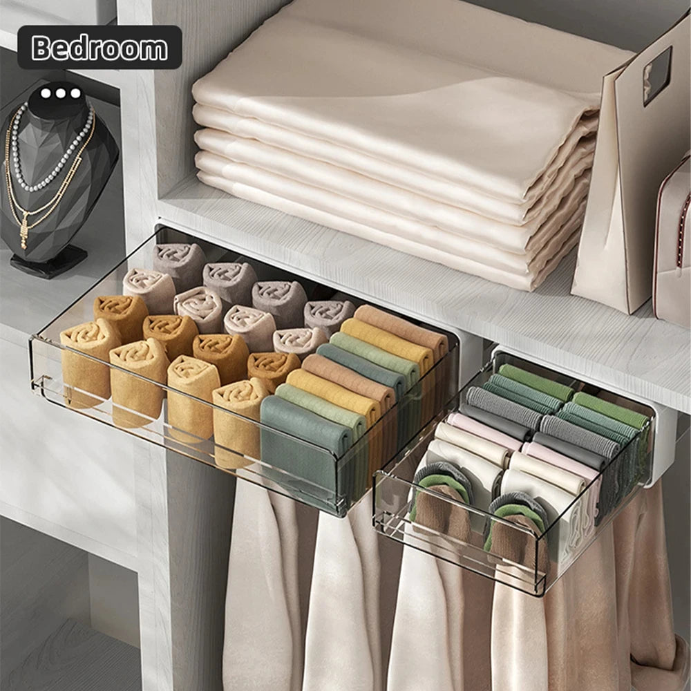 Under shelf slider drawer - Office or fridge