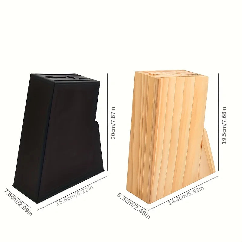 Wooden knife holder