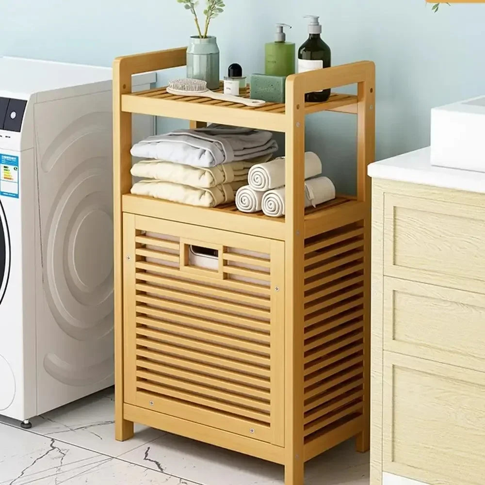 The Alpine Hamper Étagère: Bespoke Laundry Management