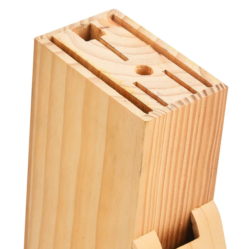 Wooden knife holder