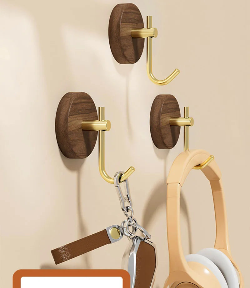 Wood & Steel Wall Hook – Minimal Design, Maximum Function