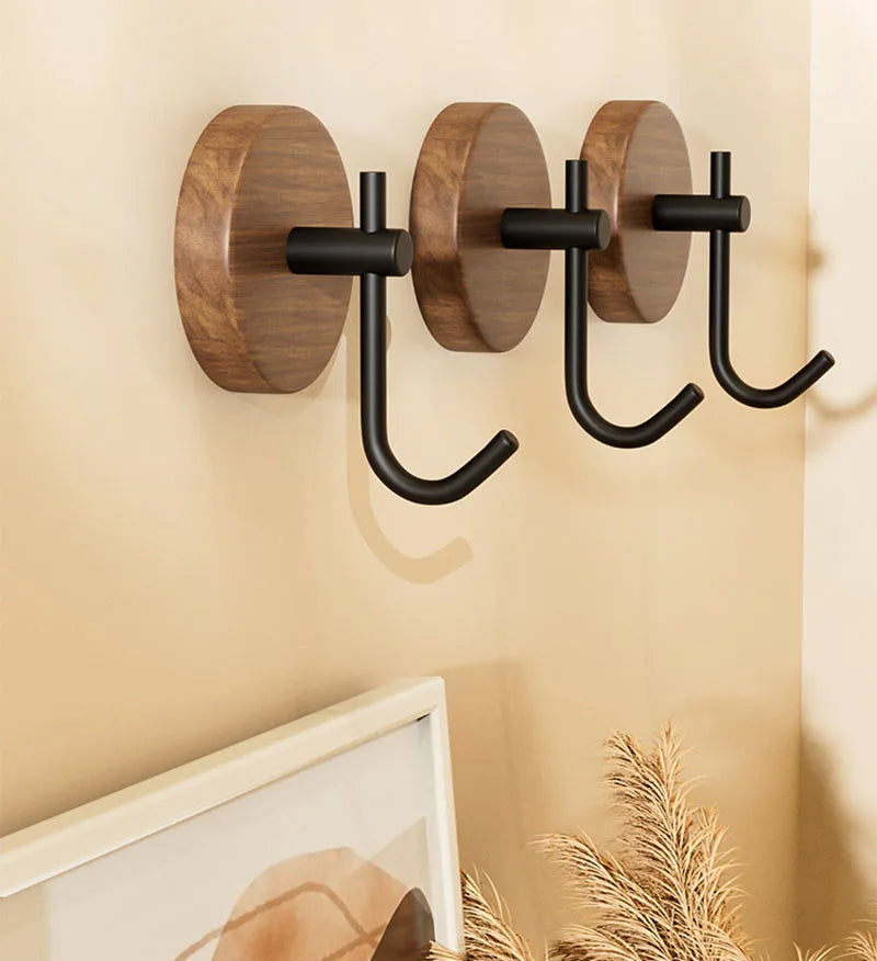 Wood & Steel Wall Hook – Minimal Design, Maximum Function