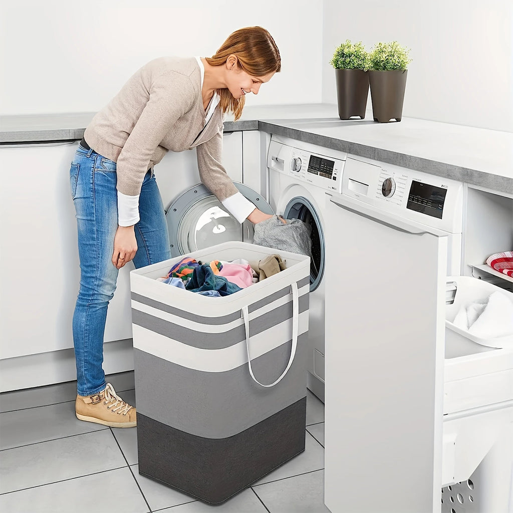 75L Large Laundry Basket with Handles