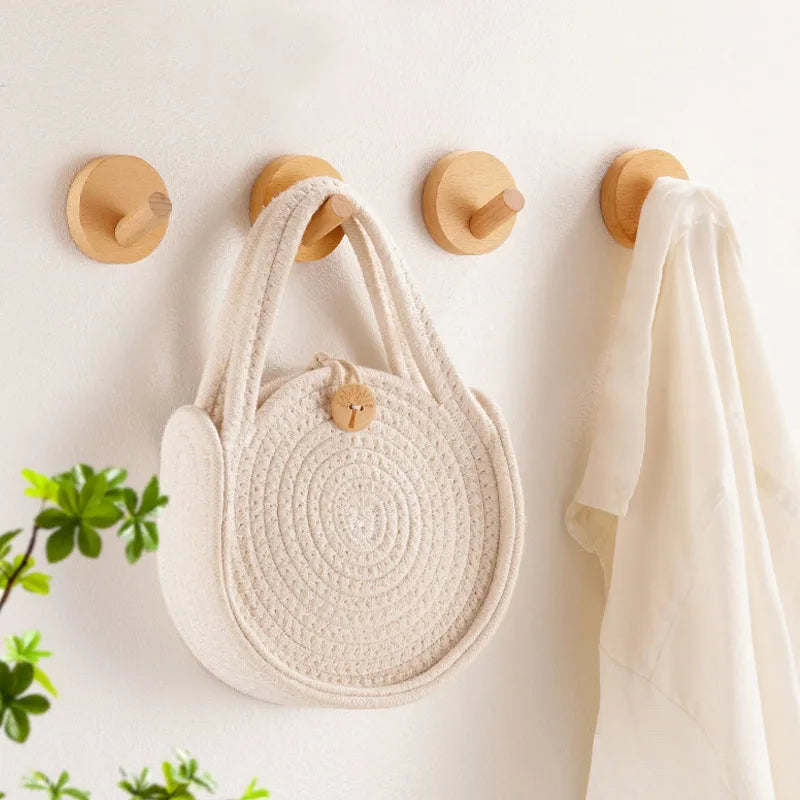 Wood & Steel Wall Hook – Minimal Design, Maximum Function