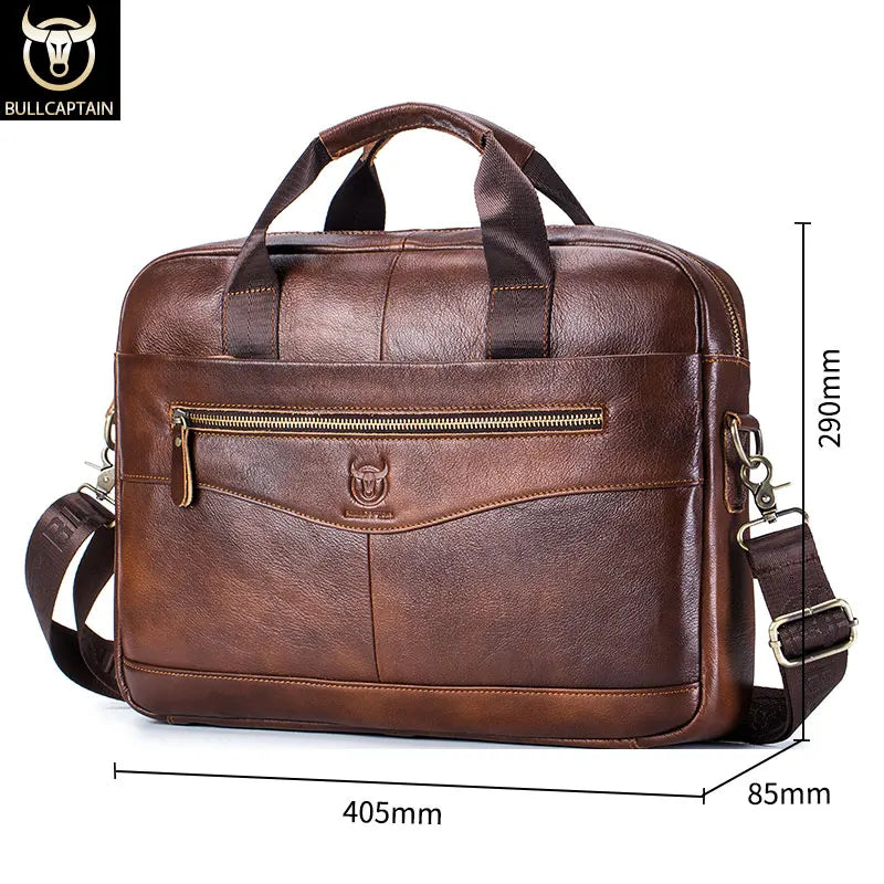 BULLCAPTAIN Briefcase, Shoulder, Messenger Bag.