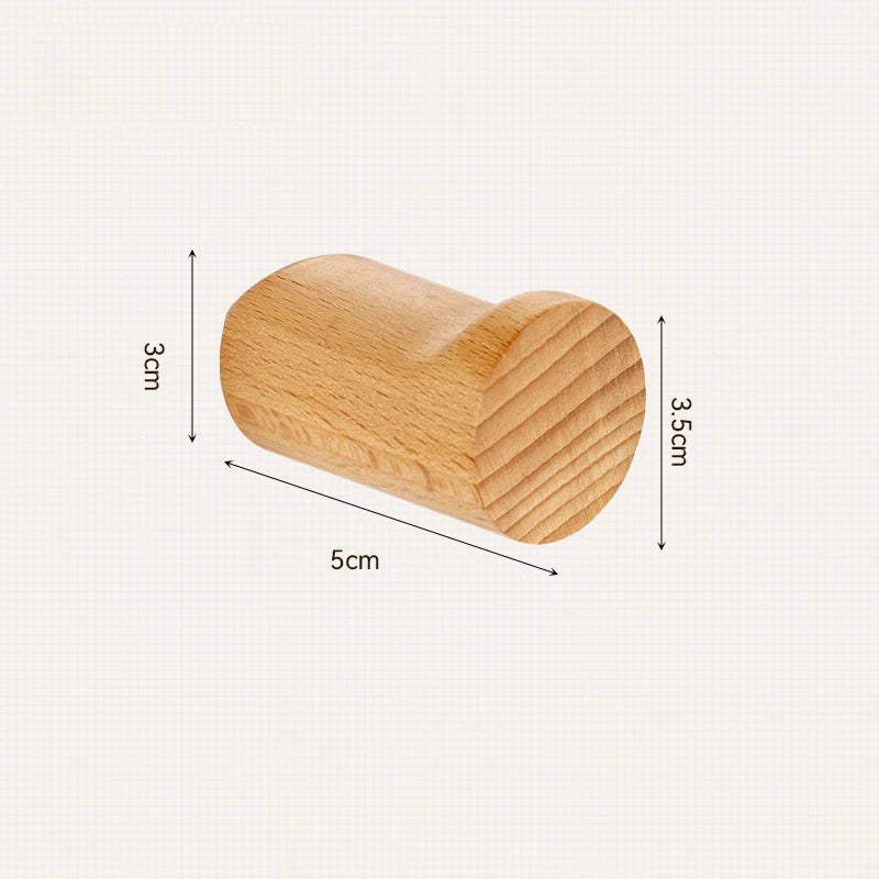 Rustic Solid Wood Wall Hook – Handcrafted