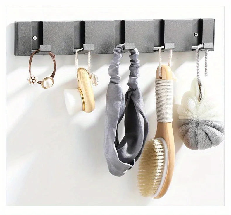 Aluminum Alloy Folding Hooks – Sleek, Space-Saving Organisation